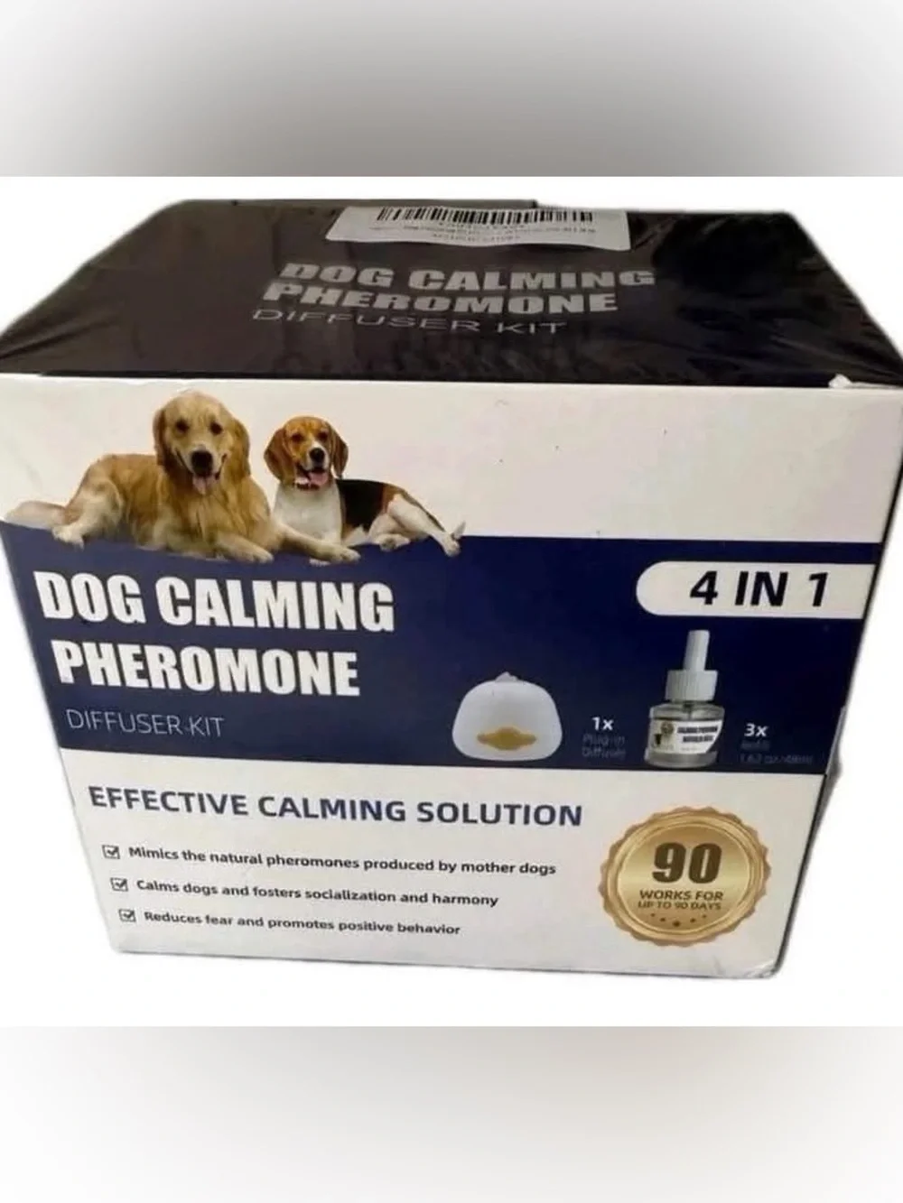 Dog Calming Diffuser 4 In 1 set Includes Dog Pheromones Diffuser 3 refills